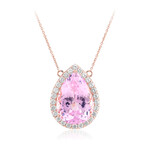 Collana in argento con Kunzite