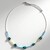 Collana con Apatite Blu