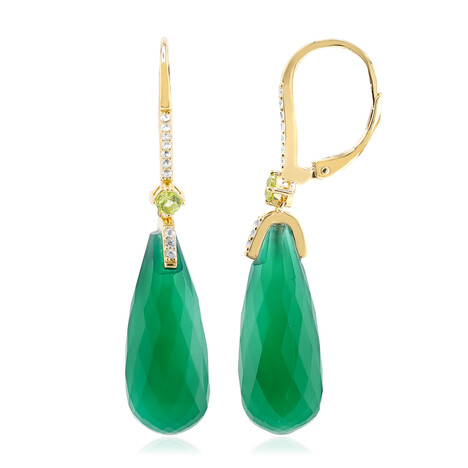 Orecchini in argento con Agata