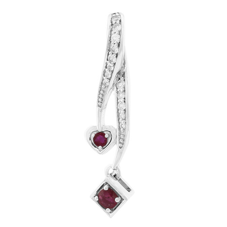 Ruby Silver Pendant