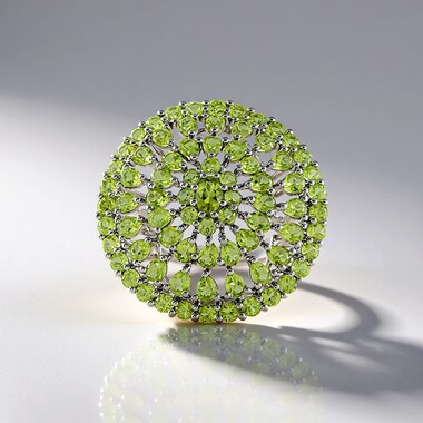 Peridot-Silberring