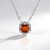 Collana in argento con Cianite Arancione