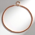 Collana in argento con Ematite Rosa