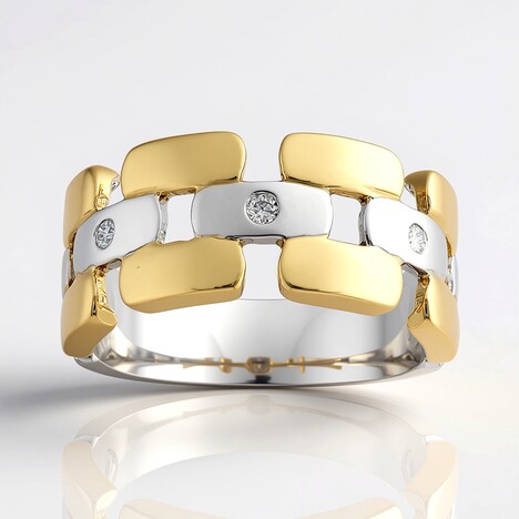 Bague en argent et Diamant I1 (G) (Annette)