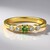 Anello in oro con Demantoide del Madagascar