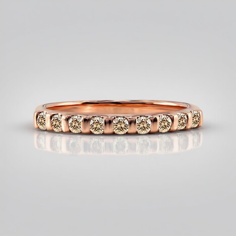 Anello in oro con Diamante Rose de France SI1 di Argyle (Annette)