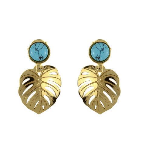 Pendientes en plata con Turquesa (dagen)