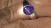 Bague en argent et Améthyste de Sibérie
