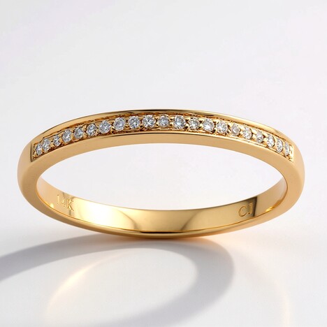 Anello in oro con Diamante SI1 (H) (CIRARI)