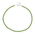Collar en plata con Diópsido de Rusia
