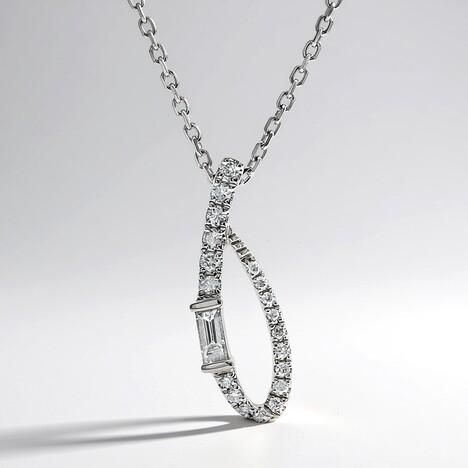 Collana in oro con Diamante SI1 (H)