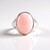 Anello in argento con Opale Rosa