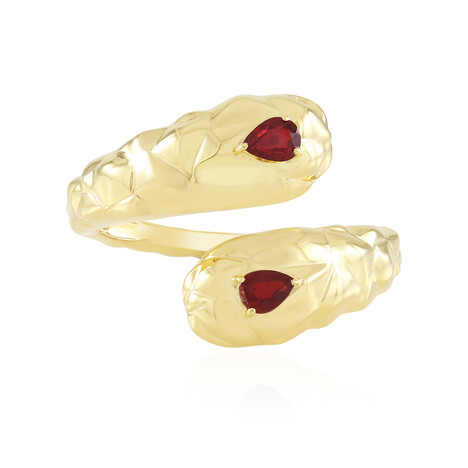 Anillo en plata con Rubí de Tanzania (de Melo Essence)