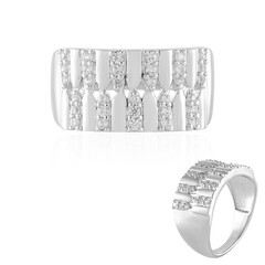 Bague en argent et Zircon (de Melo)
