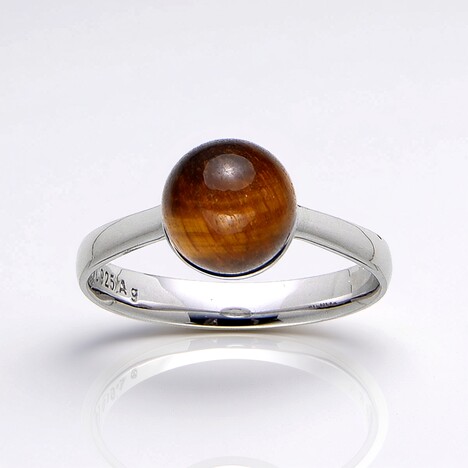 Anello in argento con Occhio di Tigre
