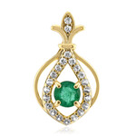 Ciondolo in argento con Smeraldo Zambia