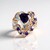 Anello in argento con Ametista (Gems en Vogue)