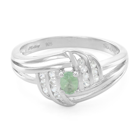 Anillo en plata con Turmalina Paraíba