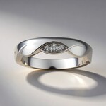 Anello in argento con Zircone