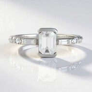 Anillo en plata con Zircón (Adela Silber)