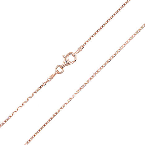 925er Silber-Ankerkette - 1,97 g - 42 cm - rosévergoldet