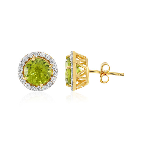 Orecchini in argento con Peridoto Arizona