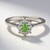 Anello in argento con Tormalina Cromo