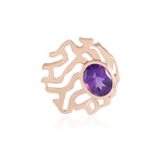 Amethyst Silver Pendant (MONOSONO COLLECTION)
