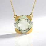 Collana in argento con Ametista Verde (de Melo)
