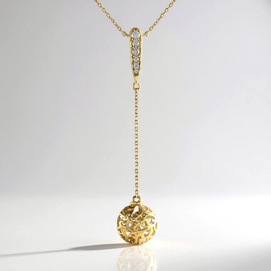 Collana in oro con Zircone (Ornaments by de Melo)