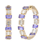Orecchini in oro con Tanzanite AAA (CIRARI)