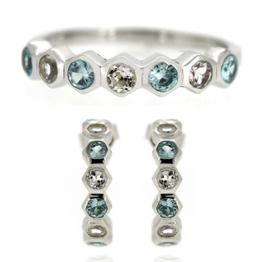 Anello in argento con Zircone Ratanakiri