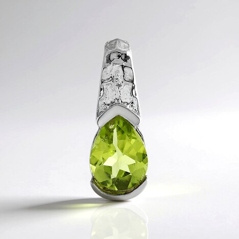 Ciondolo in argento con Peridoto (Faszination Türkis)