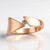 Anello in argento con Diamante Argyle Rose de France I1 (Annette)