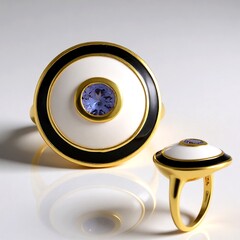 Anello in argento con Tanzanite