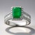 Anello in oro con Smeraldo Zambia AAA (CIRARI)
