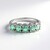 Anello in argento con Cianite Menta
