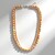 Collana in argento con Perla d'Acqua Dolce Arancione (TPC)