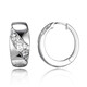 Boucles d'oreilles en argent et Topaze blanche (Adela Silber)