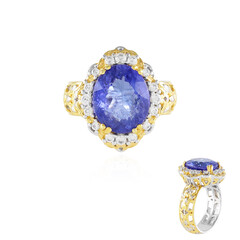 Tanzanite Silver Ring (Gems en Vogue)