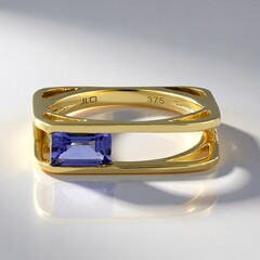 Bague en or et Tanzanite (de Melo Gold)