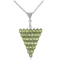 Collar en plata con Turmalina Paraíba