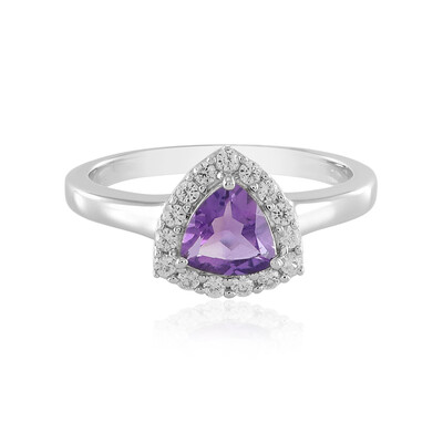 Anello in argento con Ametista Siberiana