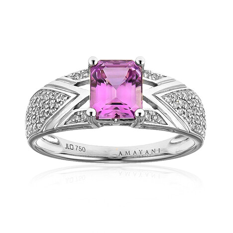 Anello in oro con Diasporo Rosa (AMAYANI)