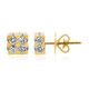 Gouden oorbellen met SI1 (H) Diamanten (Nara Jewelry)