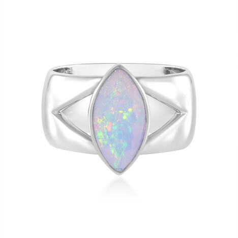 Bague en argent et Opale Welo AAA (de Melo Essence)