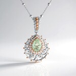 Collana in argento con Ametista Verde (Dallas Prince Designs)