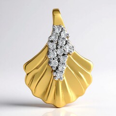 Ciondolo in argento con Diamante I1 (G) (Annette)
