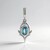 Pendentif en argent et Zircon de Ratanakiri