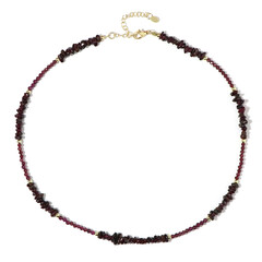 Collana in argento con Granato Mozambico